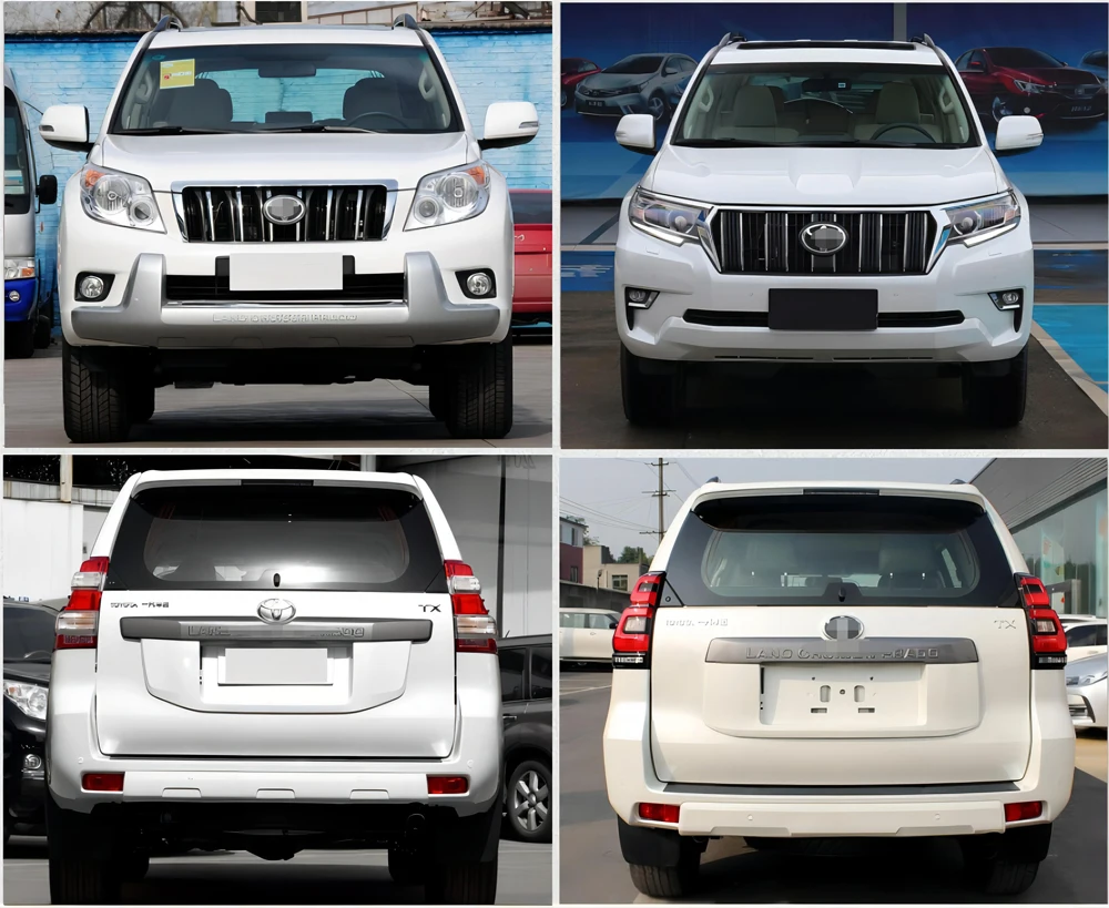 For Land Cruiser Prado 2015 Upgrade 2018 Bumper Lip Grille Conversion