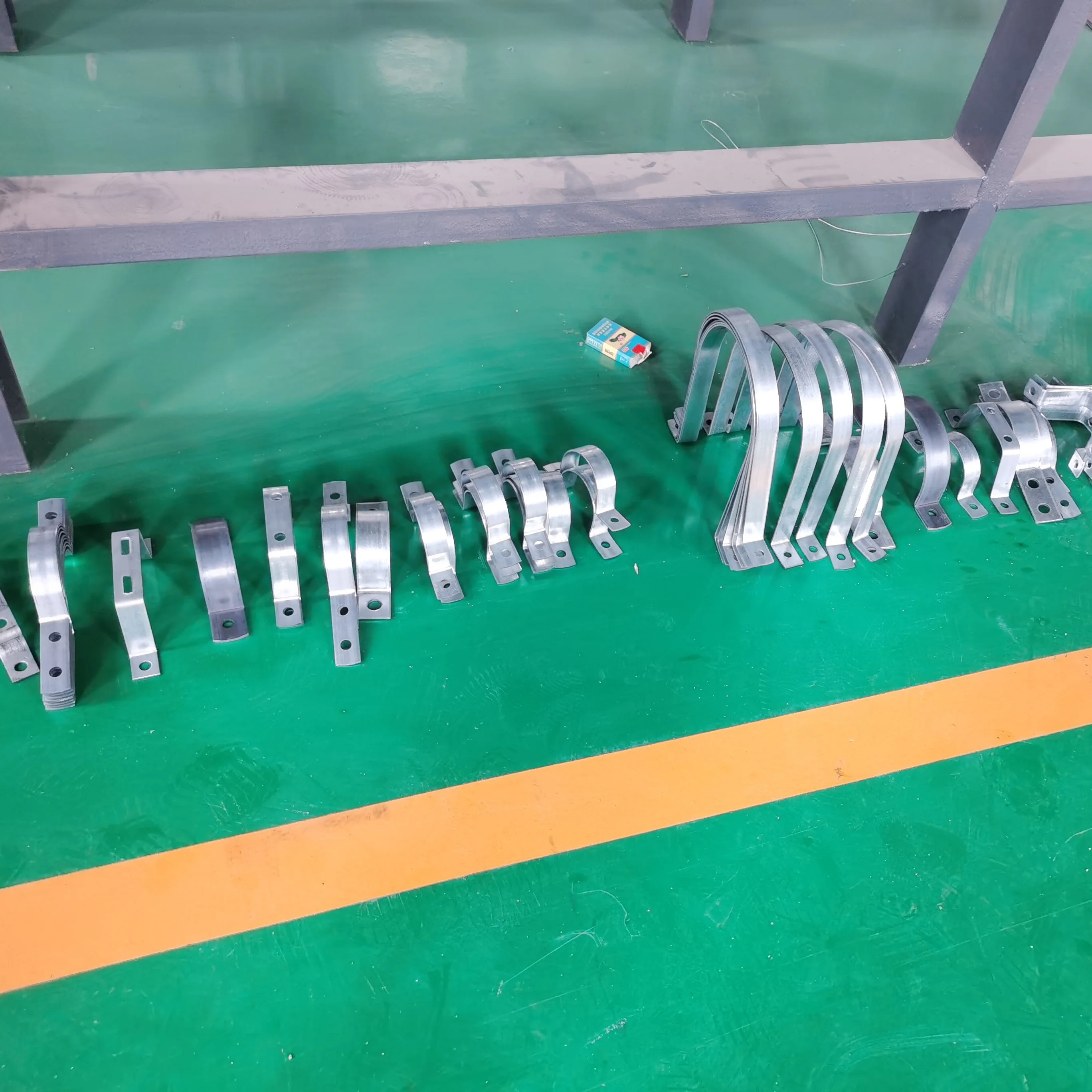 CNC Automatic Pipe U Clamp Making Machine Flat Iron Hoop Forming Machine with Motor Hydraulic Press Punching Machine