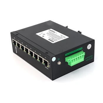KRONZ Unmanaged POE Switches 8-Port 1000 M bit/s IP40 DIN Rail Wall-mounted Industrial Ethernet Switches