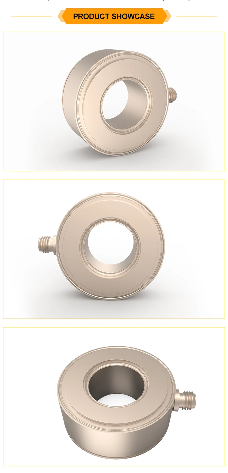 JSDCL060L Fast Response Circular One-Way Measurement Charge PE Voltage Signal Pressure Sensor Piezoelectric Force Sensor factory