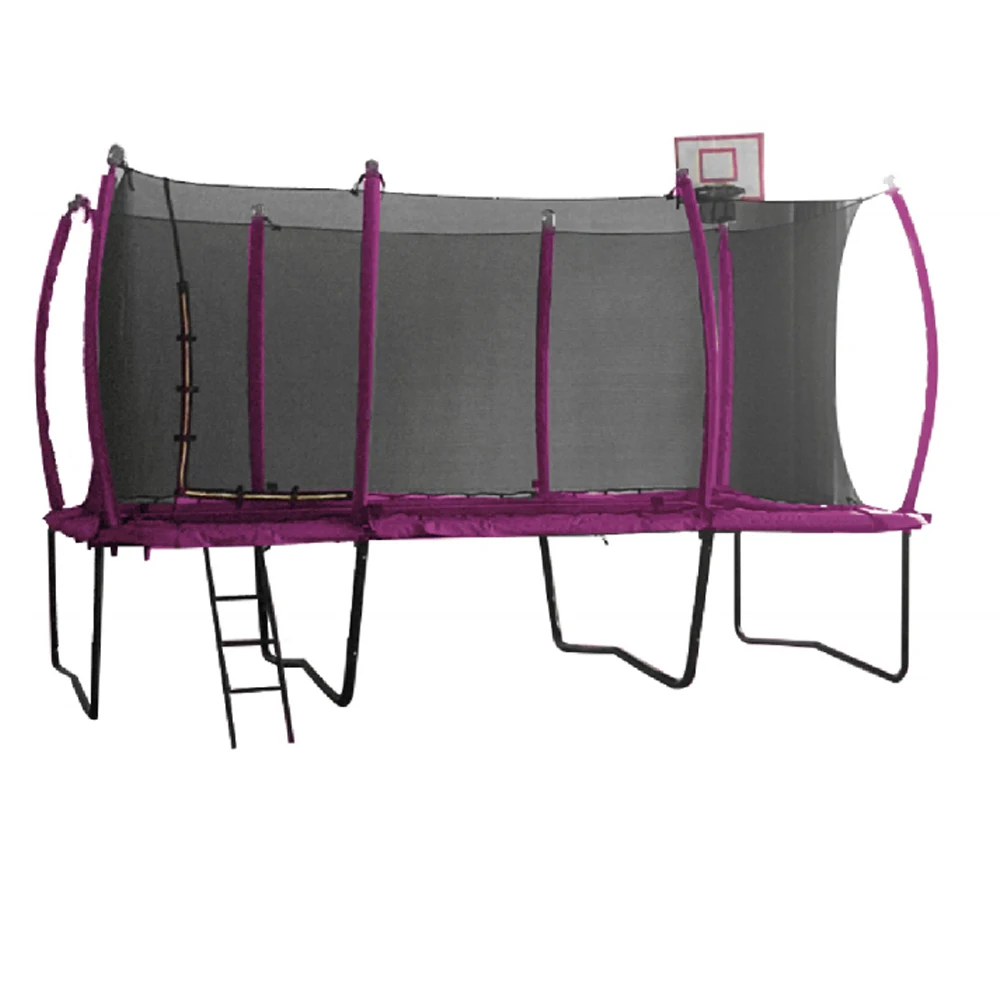 JIngyi Unisex Kids Outdoor Fitness Rectangular Trampoline Hotsale 10*15ft Gymnastic Fitness Trampoline