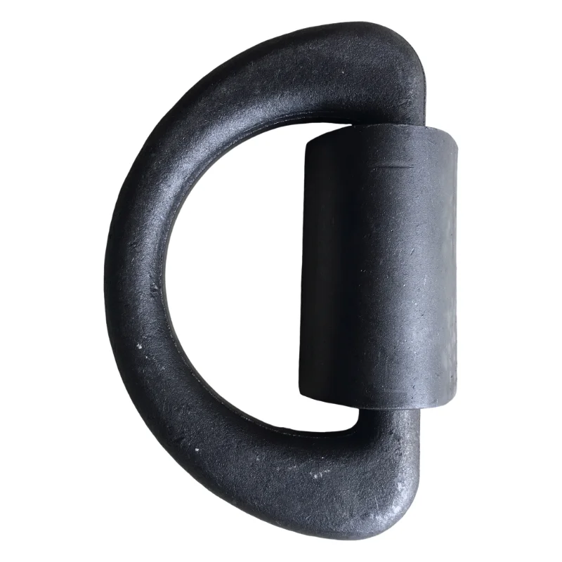 Heavy Duty 36 Ton Shipping D Ring Container Lashing Ring Cast and Forged in Carbon Steel Galvanized Finish Packed in Carton