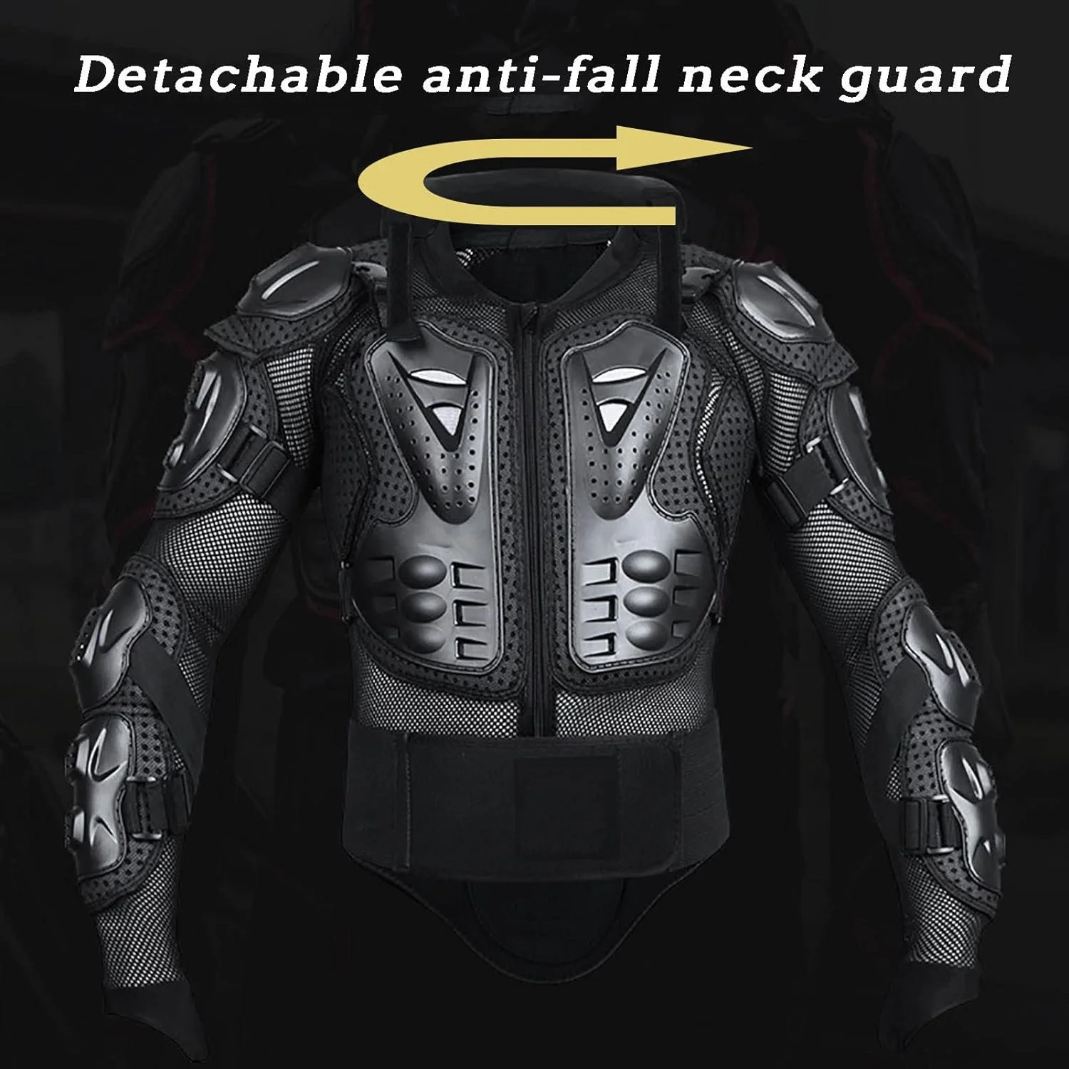 Motorcycle Full Body Armor Jacket Shock Absorbing Protective
