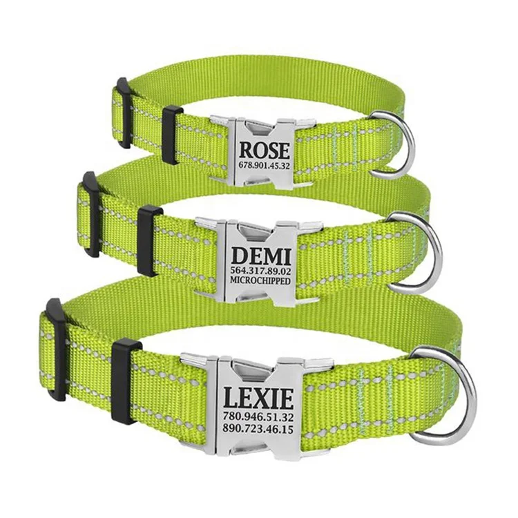 custom logo dog collars