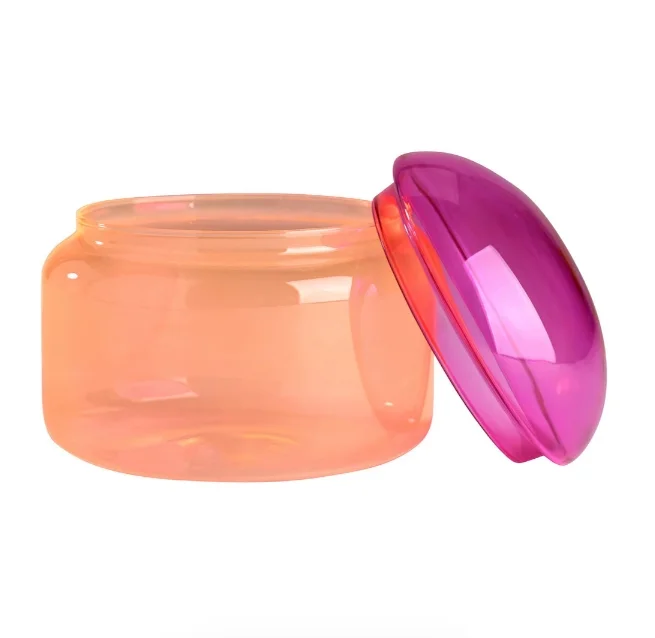 Customized Colorful Glass Candle Jars for Wedding Household Candle Jar With Glass Lid