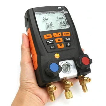 549/550  557 Digital Manifold Gauge Order No.05600550 for refrigeration systems and heat pumps  Pressure Sensors
