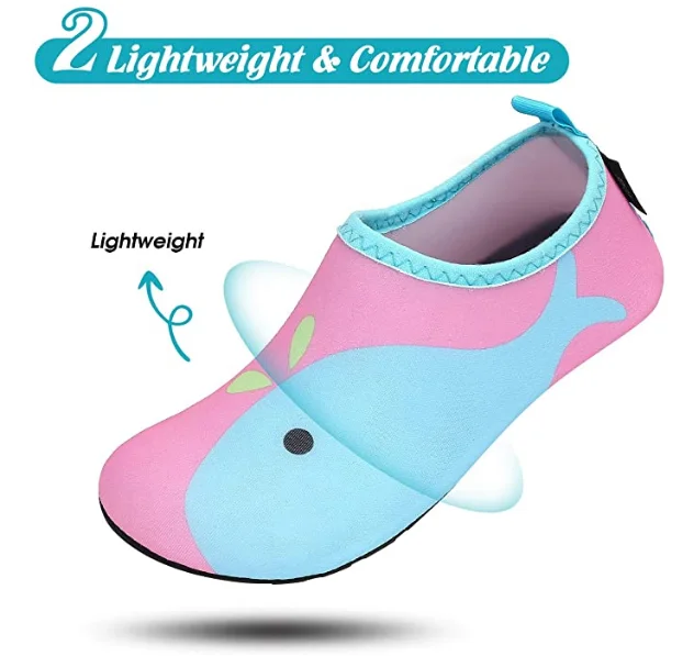 Summer Beach Boys Girls Barefoot Water Shoes Non-Slip Kids Aqua Socks Outdoor Sports Shoes - Image 5