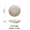 8 Inch plate-White