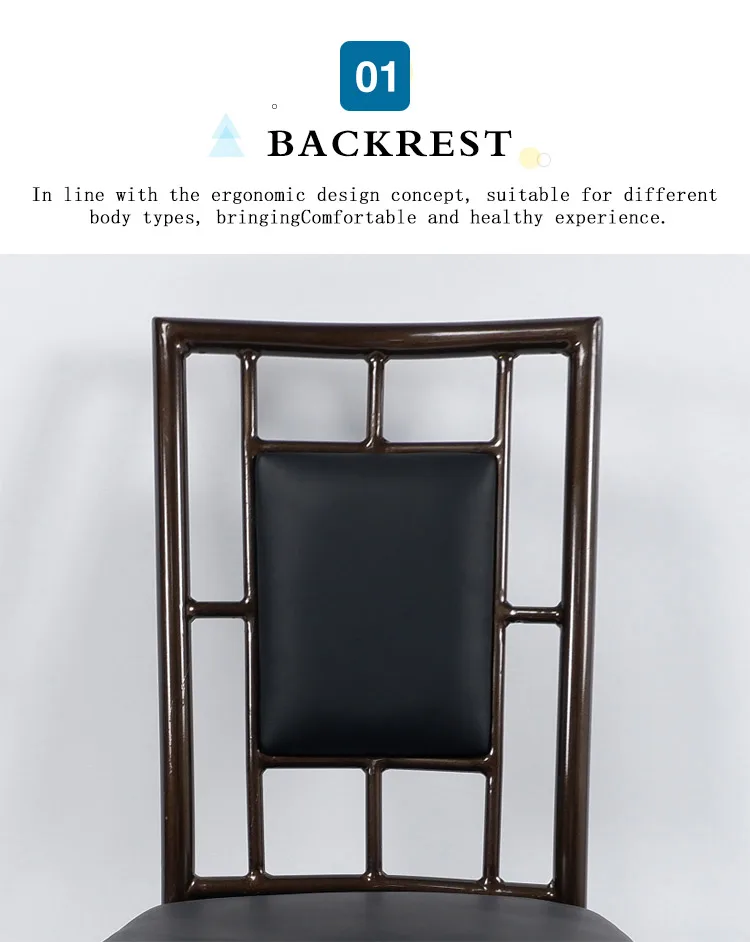 nordic solid wood and leather dining chair