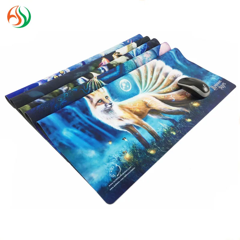 Custom Gaming Mouse Pad Professional Desk Card Game Playmat Sublimation Xxl Mouse Pad aperçu 3