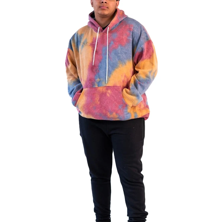 Red Tie Dye Men's Sweatshirt main image 1