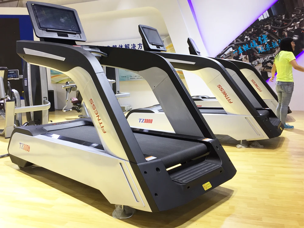 Luxury Lcd Screen Motorized Running Treadmill Machine Fitness Exercise