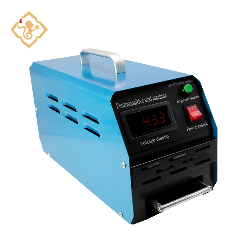 Automatic Stamp Machine Intelligent Photosensitive Pre Inked Self Inking Rubber Flash Stamp Making Machine