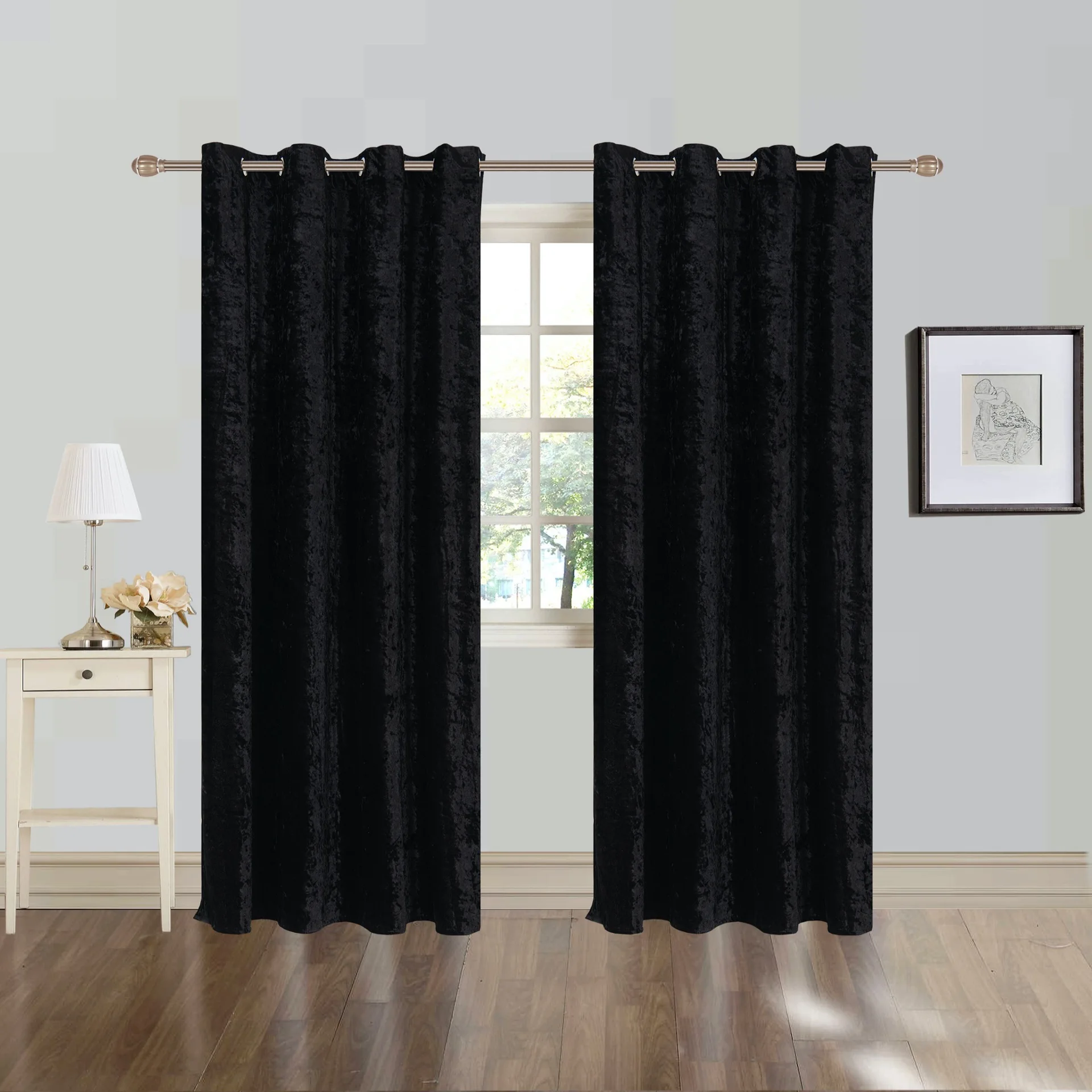 Italian Velvet Curtains For Living Room Bedroom Kitc,Velvet