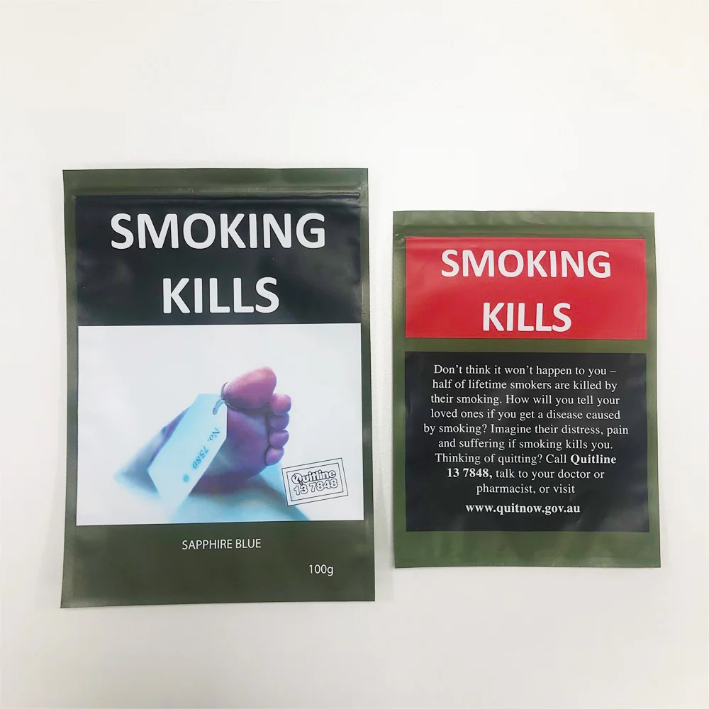 Custom Tobacco Packaging Pouches