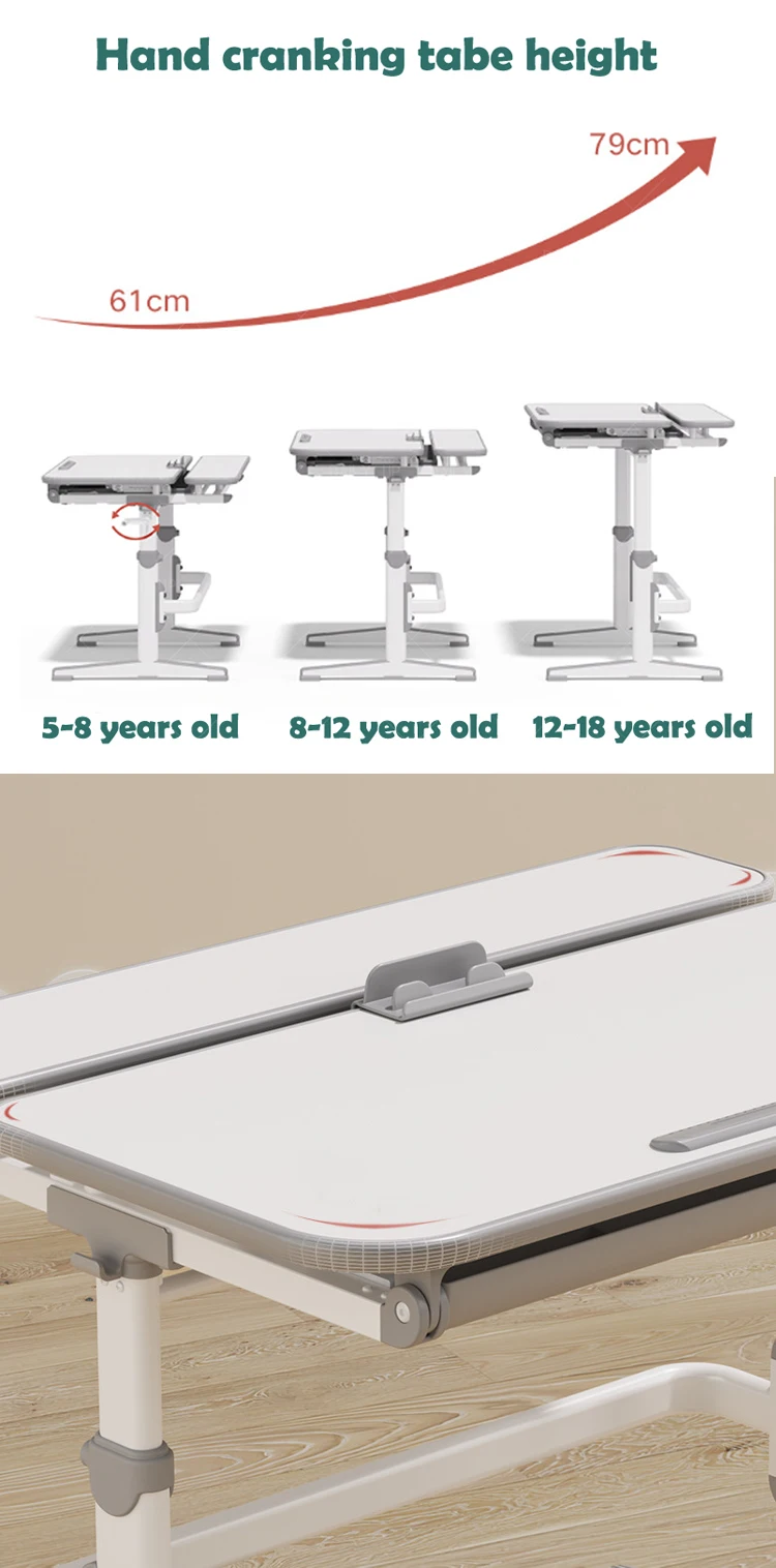 Drafting Drawing Art Height Adjustable standing desk High School Classroom High Quality Single Set School Desk and Chair Set