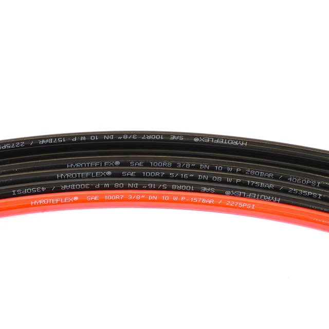 Premium Colorful Hydraulic High Pressure Oil Resistant SAE 100R7 R8 Thermoplastic Hose