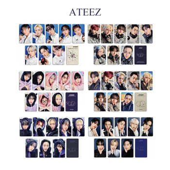 KPOP ATEEZ 8Pcs/Set Korean Style Glossy Photocard Mingi Seongha
