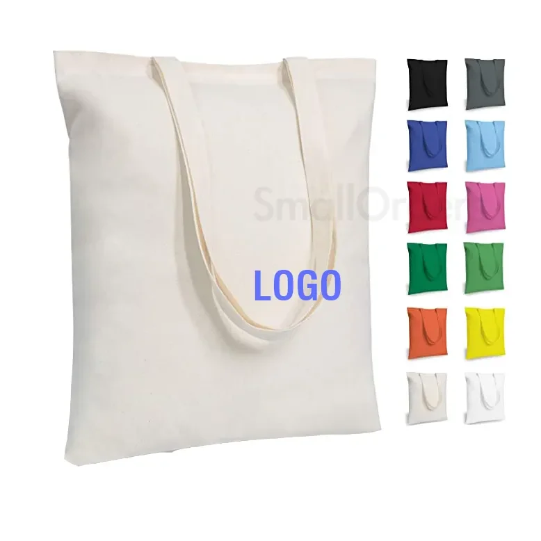 Eco friendly Reusable sublimation Blank Shopping nylon women's tote bag Cotton Canvas tote bags with custom printed logo