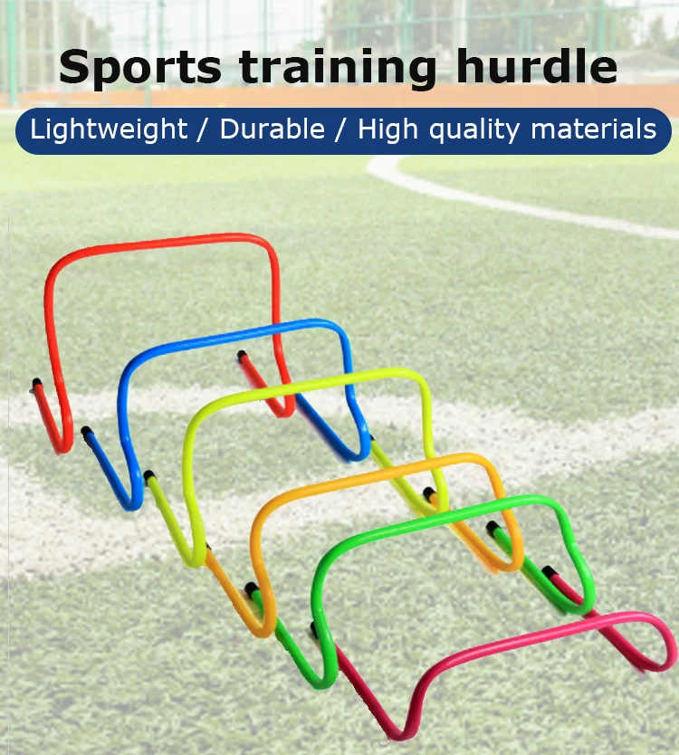 Foldable Hurdle Football Soccer Training Barriers Durable Agility