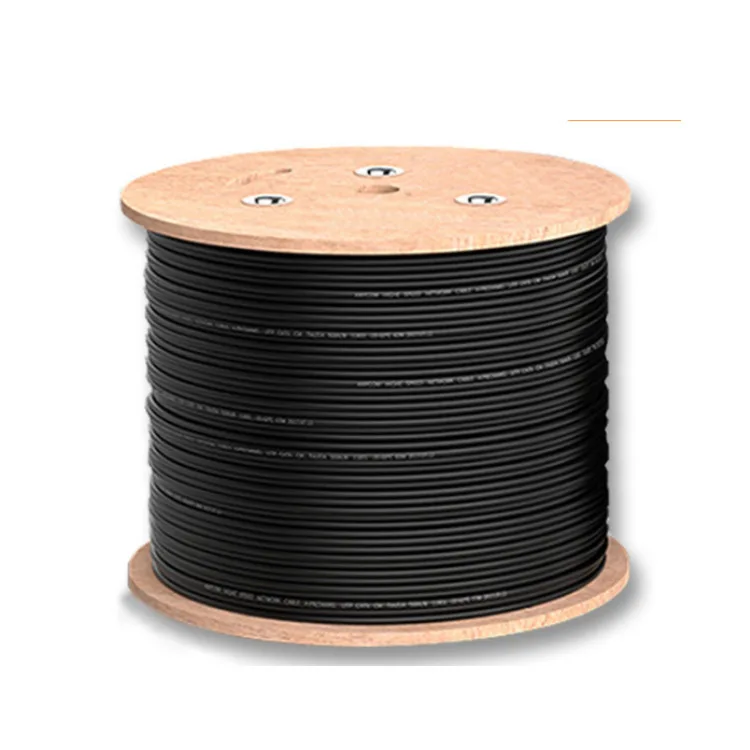 RoHS-Compliant 12-Core Single-Mode U-DQ(ZN)BH Fiber Optic Cables with Central Tube Design for Internet Backbone