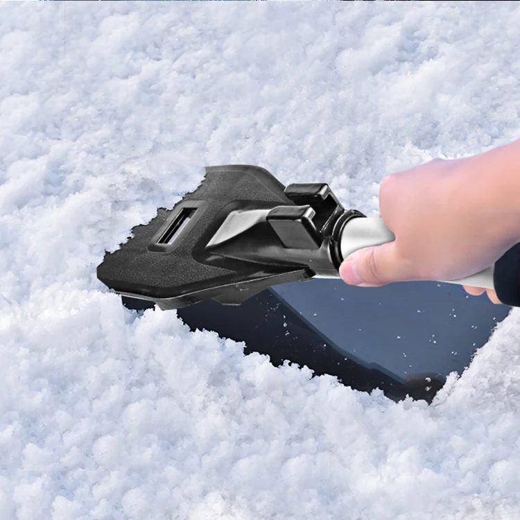 Прочная зимняя многофункциональная щетка Sonw со скребком для льда, съемная длинная Выдвижная Автомобильная телескопическая щетка для снега