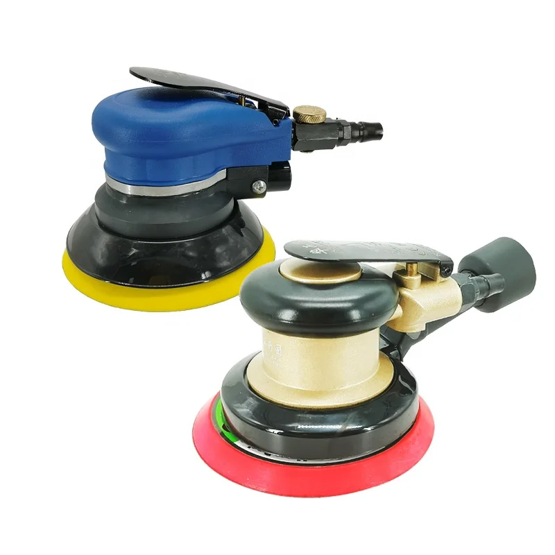 Circular Pneumatic Sandpaper Grinding Machine Random Orbital Air Sander for Car Polishing