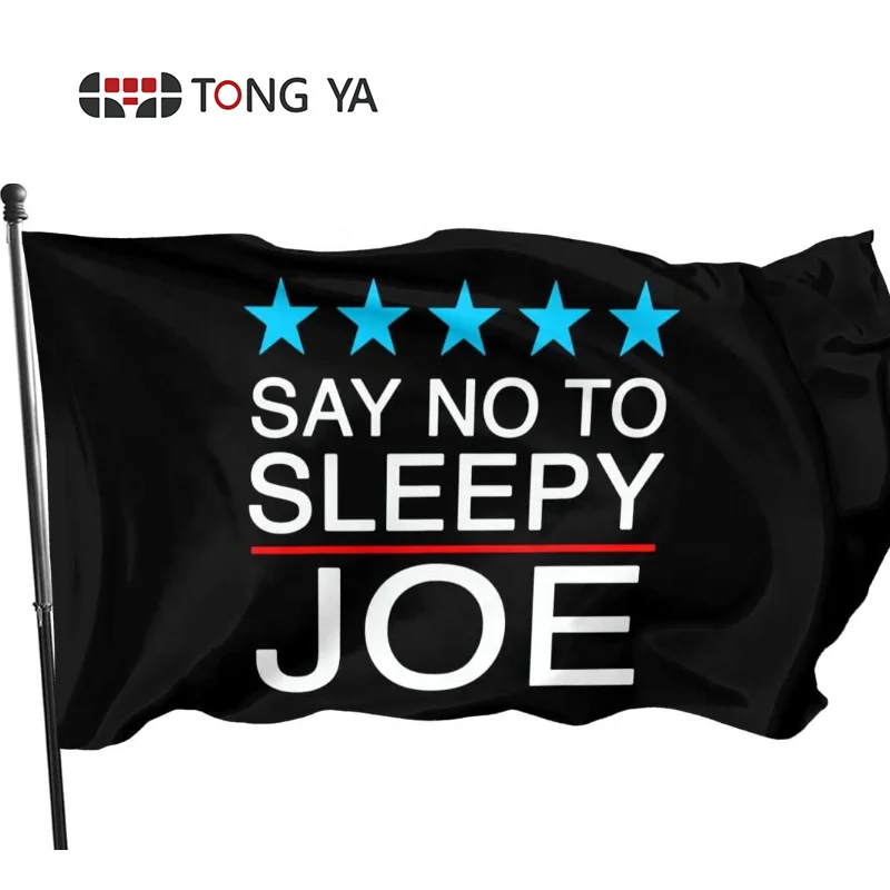 say no to sleepy joe anti-biden 3x5ft garden decorative flag is