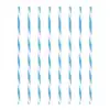 Cannucce di carta azzurro chiaro*16 pezzi