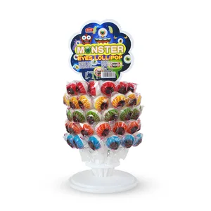 High Quality OEM Jam-Filled Gummy Eye Halloween Eyeball Candy Fruity Flavored Bulk Packed for Manufacturers and Wholesalers