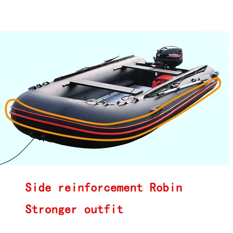China Pvc 3.8m Aluminium Hard Bottom Rigid Inflatable Boat For Fishing