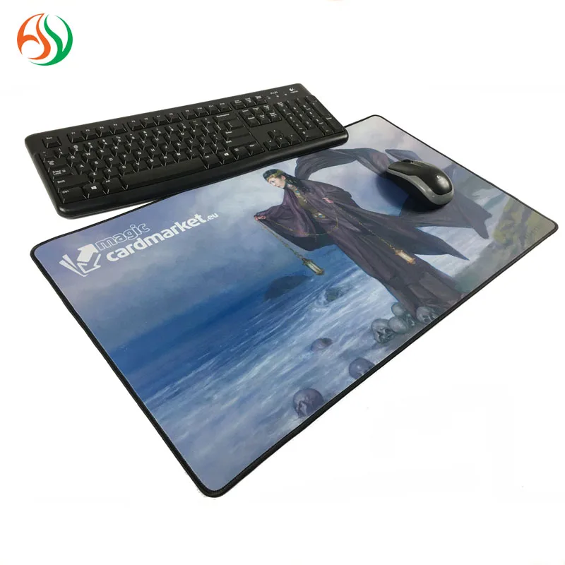 Custom CMYK Print Personalised Computer Hardware Keyboard And Mouse Pads Oem Playmat Card Extended Mouse Pad