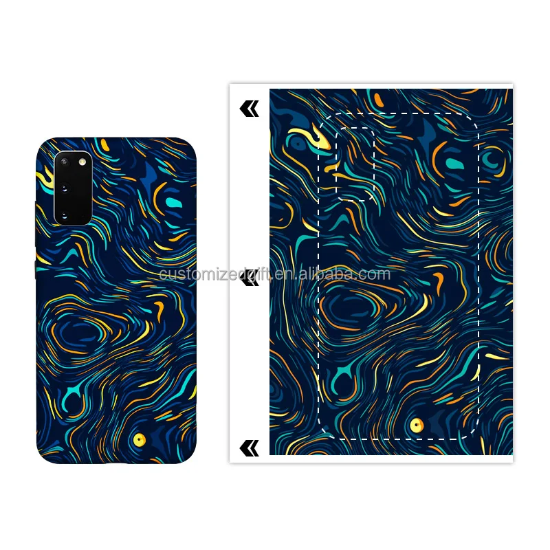 Водонепроницаемый 3D рельефный принт задняя защитная пленка для сотового телефона задняя пленка для Huawei Нескользящая персональная защита экрана