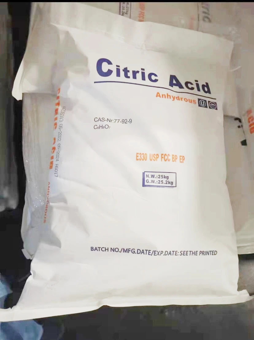 Food Additives Citric Acid Anhydrous Mesh High Purity Citric