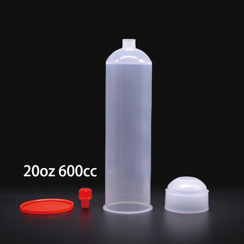 20oz Semoc Adhesive Dispensing Barrel 600cc Syringe Cartridge For Glue
