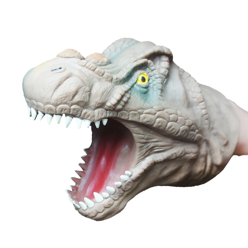 Экологичная мягкая резиновая безопасная детская игрушка Тираннозавр Рекс ролевые игрушки ручная марионетка
