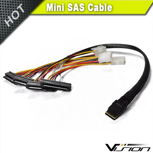 YIWENTEC Mini SAS 36 Pin SFF-8087 A (4) SFF-8482 Conectores Con - Foto 13
