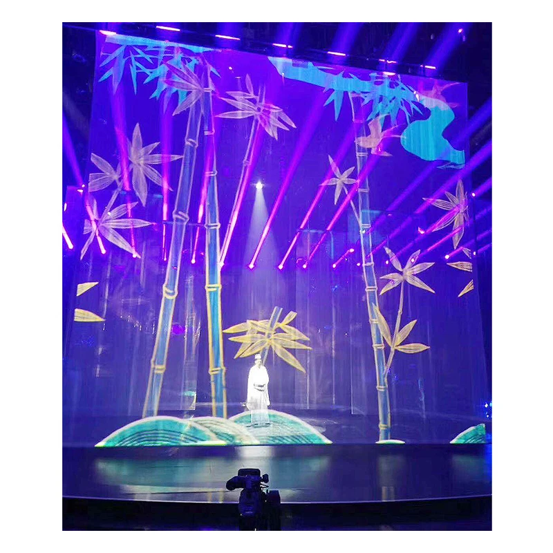 Big Size Customize New Design Hologram Projector 3D  Hologram  Gauze Screen Mesh for Sale with High Gain