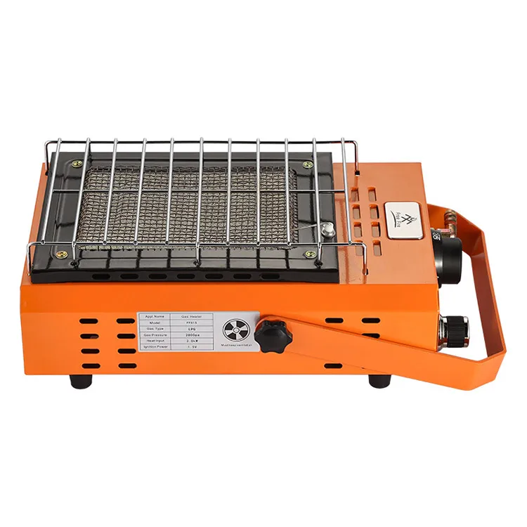 2-In-1 3000W Gas Stove Heater Portable Heating Cooker