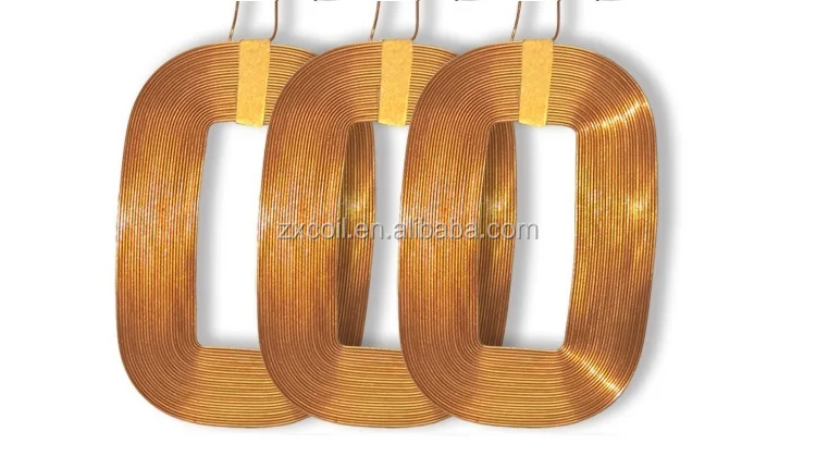 Factory Price Qi Wireless Charging Receiver Pad Wire Coil Pcb Modules Inductors Transmitter Coils for Telephone Handset Tablet