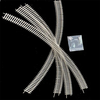 Evemodel HO Scale Flexible Track - 5x 50cm Sections Brown Sleeper HP17HO