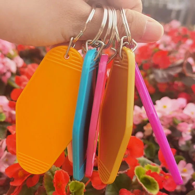 Kofei Custom Blank Hotel Keychains Bulk Vintage Motel Key Chain