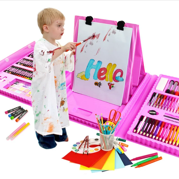 Double Sided Art Set - Versatile Drawing & Painting Tools