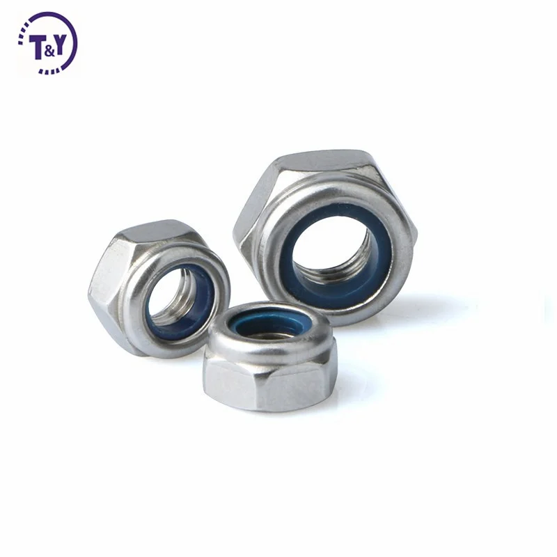 Tuerca de Seguridad Ins de Nylon Metrica Inoxidable - M14 - Tornillos Tuerca de Seguridad Ins de Nylon Metrica Inoxidable - M14 - Tornillos