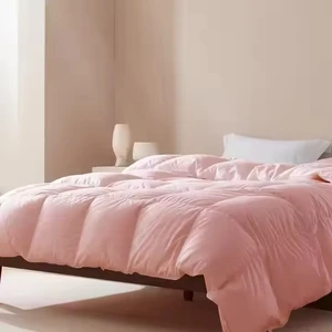 Luxury Soft Goose Down Bedding Pink Quilt Duck Feather Comforter Cotton Duvet for Home Hotel