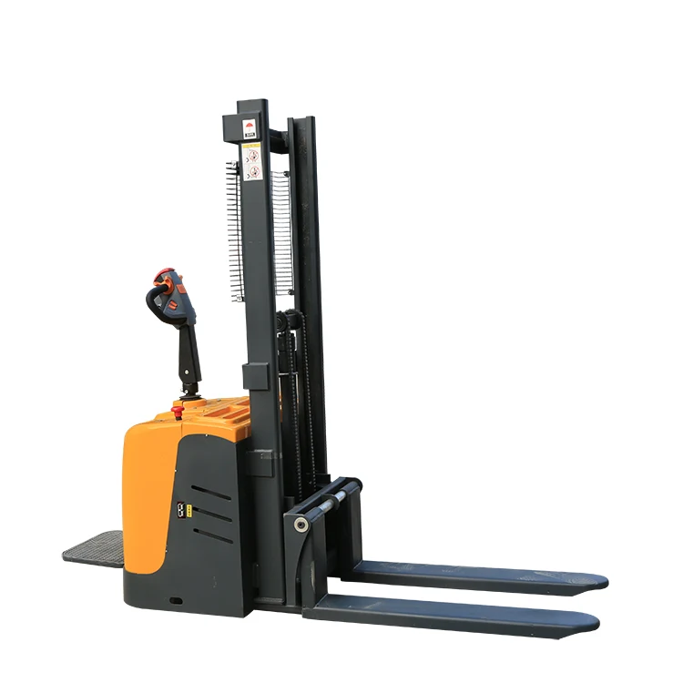 Shanding CDD2030 Load 2 Ton Standing Electric Pallet Stacker Forklift by 24V 120AH Lead Battery