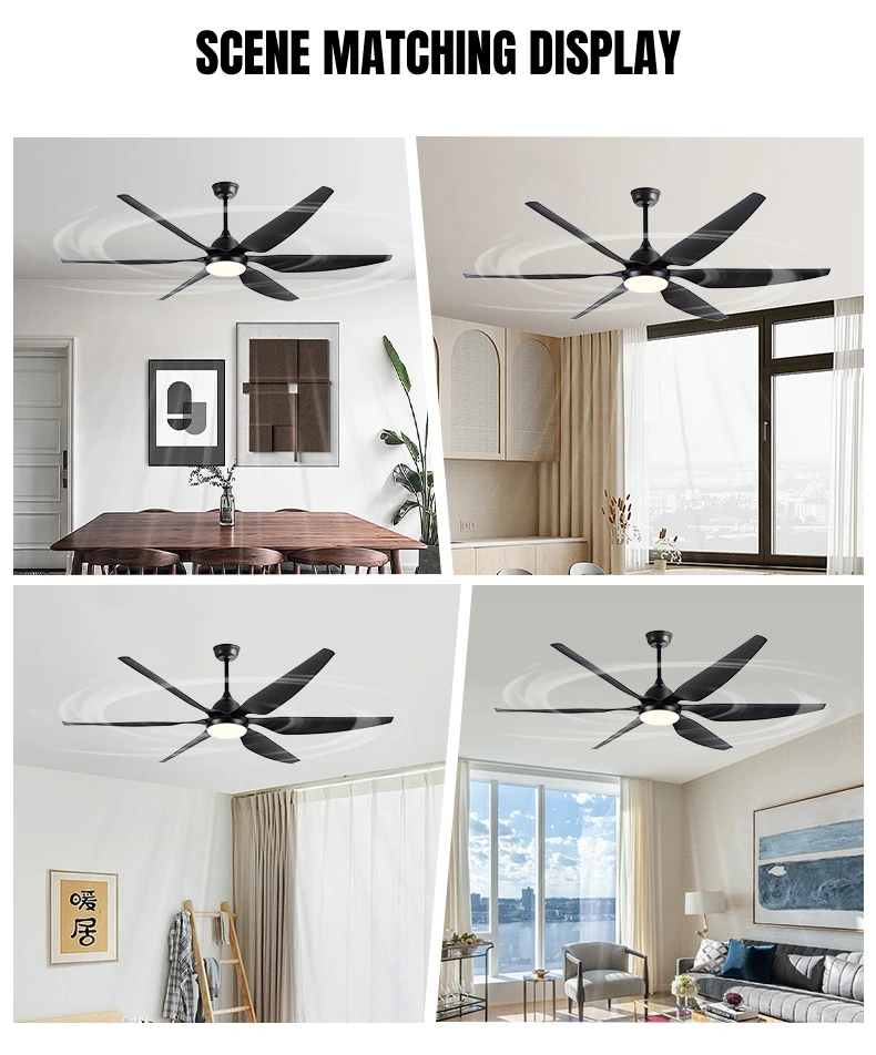 product smart modern ceiling fan with led light and remote  reversible silent bldc motor 3cct dimmable abs blades  living room-8