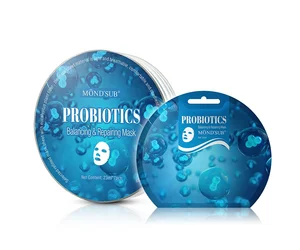 Mond'sub New Product Eucalyptus Plant Fiber Facial Mask Probiotics Repairing Face Mask