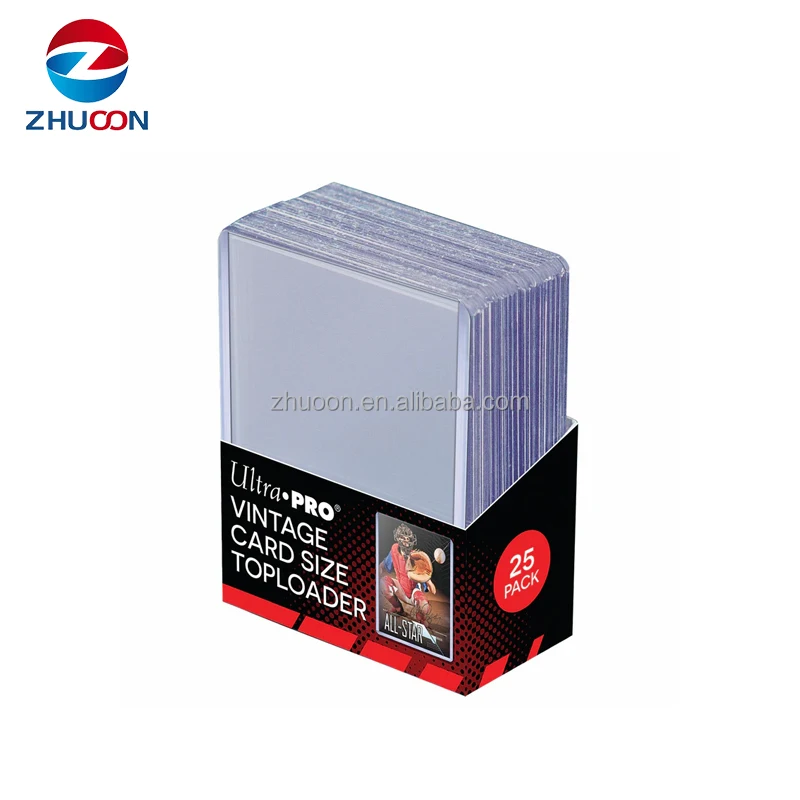 4x6 Trading Card Top Loaders - 50 Count Rigid Card Protectors