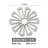 ลายดอกไม้ฉลุเรียบง่าย สีเทา 15.8*15.8 ซม.